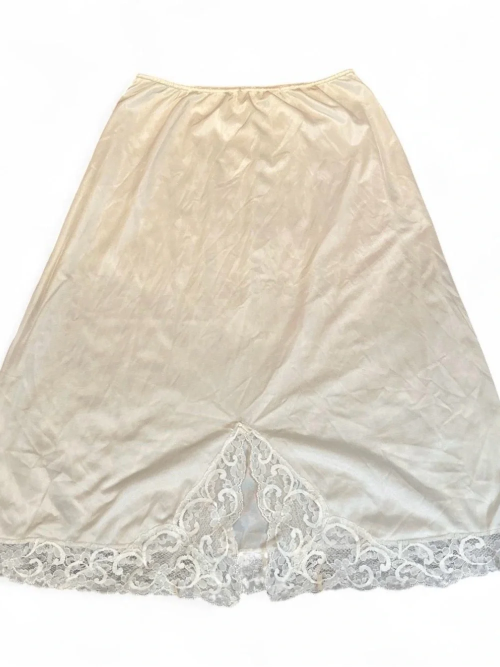 Vintage 70s/80s Nice ‘N Spicy White Slip Skirt